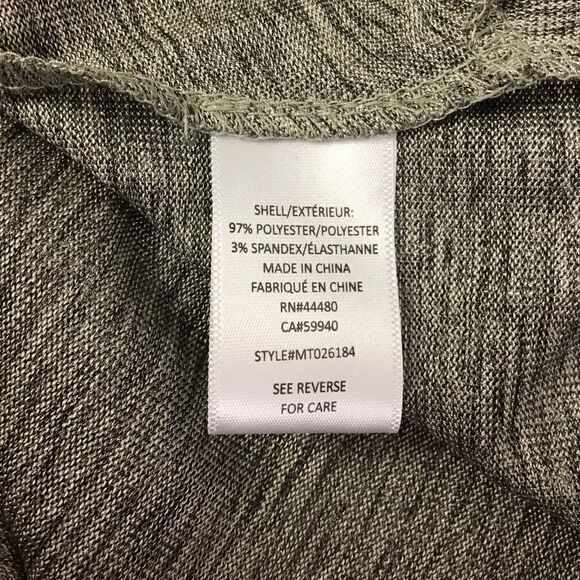 Fourteenth Place Gold Metallic Front Twist Top Size Medium - Picture 10 of 10